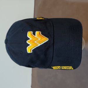 West Virginia Mountaineers Russell adjustable hat blue gold one size fits most